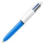 BIC Boligrafo 4 Colores Mini Punta Media 1.0mm