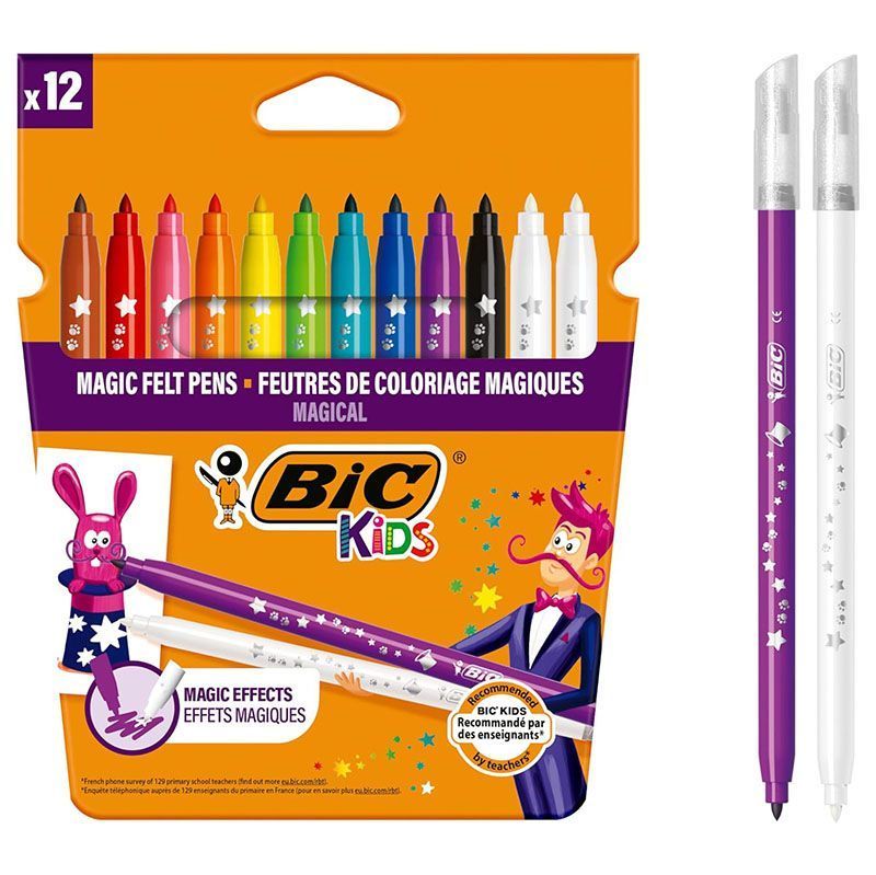 BIC Kids Magic Rotuladores Tinta Borrable 12uds. BIC Kids Magic Rotuladores Tinta Borrable 12uds.