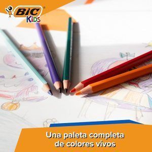 BIC Kid Tropicolors Lápices de Colores Hexagonales