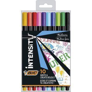 BIC Blíster Rotuladores Intensity Fine Punta Ultrafina 0.8mm
