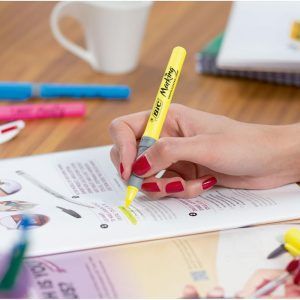 BIC Marcador Highlighter Grip Punta Biselada Ajustable
