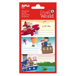 APLI Etiquetas Escolares Aviación (9 u.)