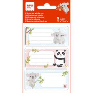 APLI Etiquetas Escolares Koala (9 u.)