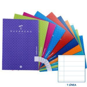 Guerrero Libreta Grapada de Tapa Polipropileno 48H 90gr