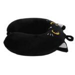 iTotal Almohada de Viaje Memory Foam Gato Negro