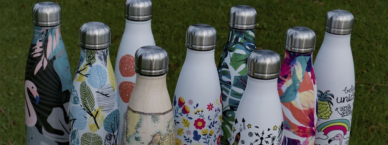 iDrink Botella Térmica Doble Pared "Gatos" 500ml