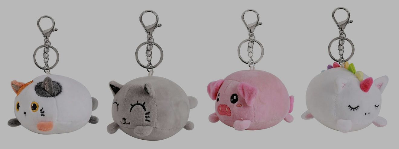 iTotal Llavero de Peluche Cerdo con Gancho