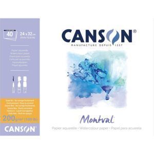Canson Montval Big Bloc Encolado Grano fino 200g/m²