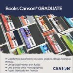 Canson Graduate Cuaderno Dibujo 250g Fino 14x21.6cm 56H