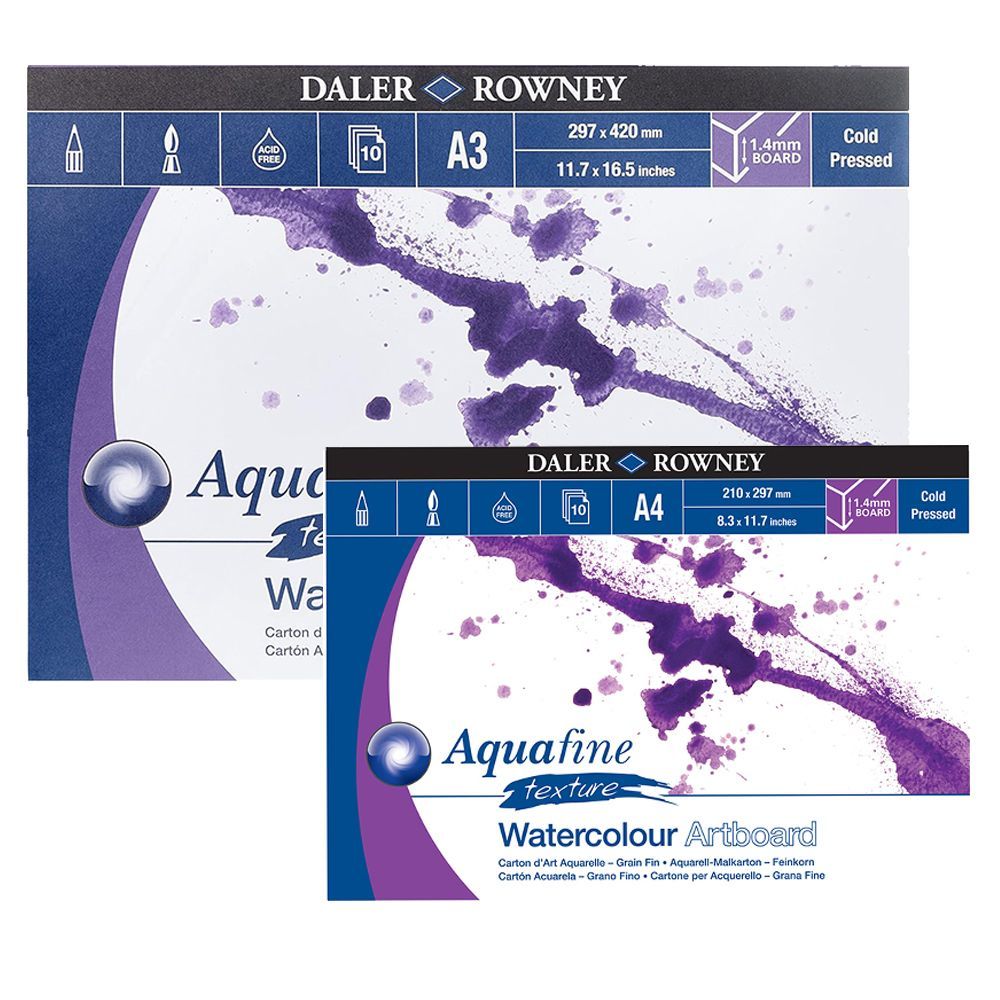 Daler Rowney Aquafine Artboard Pad 10 Hojas Daler Rowney Aquafine Artboard Pad 10 Hojas