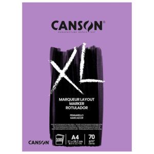 Canson XL Marker Barrera Bloc Encolado 70g 100h