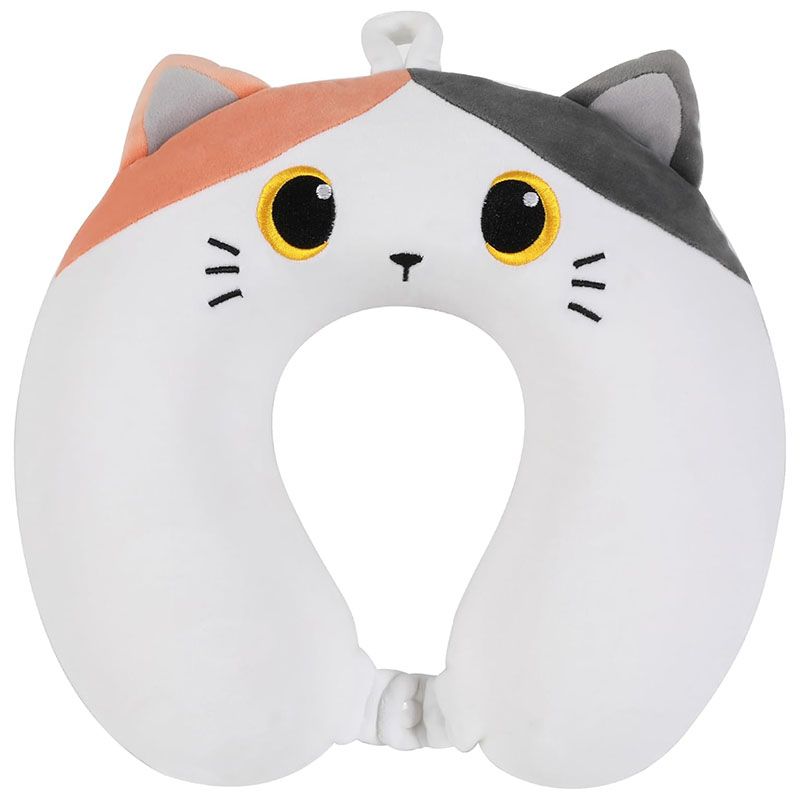 iTotal Almohada de Viaje Memory Foam Gato Naranja iTotal Almohada de Viaje Memory Foam Gato Naranja