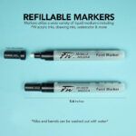 Daler Rowney FW Artist 2 Rotuladores Vacíos - Puntas Redondas 1-3mm
