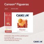 Canson Figueras Bloc Encolado Óleo Lienzo de Tela 290g 10H