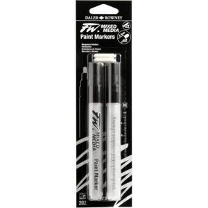 Daler Rowney FW Artist 2 Rotuladores Vacíos - Puntas Redondas 2-4mm