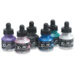 Daler Rowney FW Pearlescent Tinta Líquida Acrílica Nacarada Frasco 29.5ml