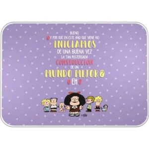 Grafoplás Vade Sobremesa Mafalda Esperanza PVC Rígido Antideslizante 47x33cm