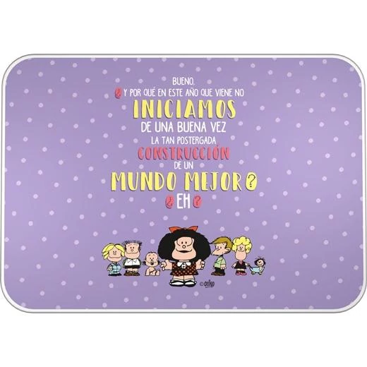 Grafoplás Vade Sobremesa Mafalda Esperanza PVC Rígido Antideslizante 47x33cm Grafoplás Vade Sobremesa Mafalda Esperanza PVC Rígido Antideslizante 47x33cm