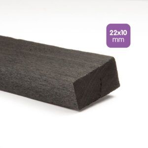 MILAN 3 Barritas de Carboncillo Natural Rectangular 22 x 10 mm
