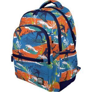 Grafoplás Mochila Escolar Rubber Hawaii 3 Cremalleras 33x46x22,5cm