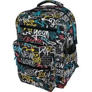 Grafoplás Mochila Escolar Bigpack Wall 3 Cremalleras 33x46x22,5cm