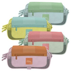 Grafoplás Estuche Portatodo Triple con Solapa Kuru3