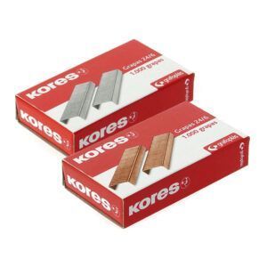 Kores Caja de 1000 Grapas Alambre 22/6 26/6