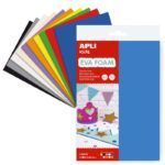 APLI Goma EVA Multicolor A4 22x30cm - 10 Colores