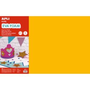 APLI Lámina de Goma EVA 60x40cm Grosor 2mm (Bolsa de 5 hojas)