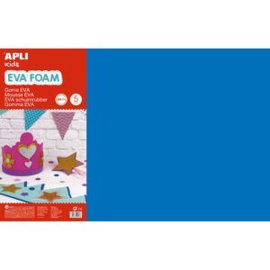 APLI Lámina de Goma EVA 60x40cm Grosor 2mm (Bolsa de 5 hojas)