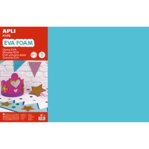 APLI Lámina de Goma EVA 60x40cm Grosor 2mm (Bolsa de 5 hojas)