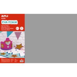 APLI Lámina de Goma EVA 60x40cm Grosor 2mm (Bolsa de 5 hojas)
