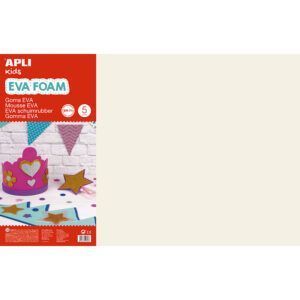 APLI Lámina de Goma EVA 60x40cm Grosor 2mm (Bolsa de 5 hojas)