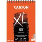 Canson XL Croquis Album Espiral Microperforado Grano Fino 90g