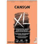 Canson XL Extra White Album Espiral Microperforado Grano Fino 90g Canson XL Extra White Album Espiral Microperforado Grano Fino 90g