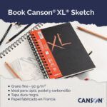 Canson XL Croquis Cuaderno Espiral 100H Grano Fino 90g