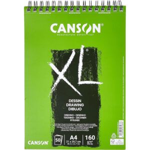 Canson XL Dessin Album Espiral Microperforado Grano Fino 160g