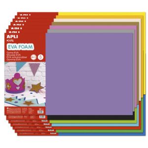 Lámina de Goma EVA 60x40cm Grosor 2mm (Bolsa 5 hojas)