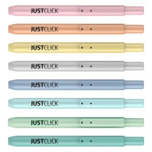 Morris Marcador Fluorescente Retráctil JustClick MRH-205 Colores Pastel