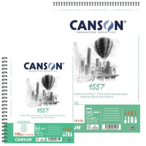Canson 1557 Álbum Espiral Microperforado 30H Fino 180g