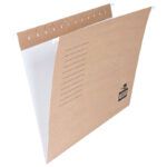 Liderpapel Carpetas Colgantes Kraft Varilla Metálica Tamaño Folio