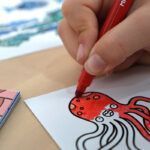 MILAN Cuaderno con Adhesivos para Colorear 'Blue Odissey'
