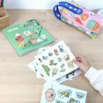 MILAN Cuaderno con Adhesivos para Colorear 'Green & Grow'