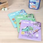 MILAN Cuaderno con Adhesivos para Colorear 'Green & Grow'