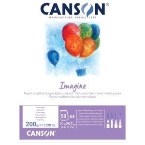 Canson Imagine Bloc Encolado 50H Fino 200g Blanco Natural