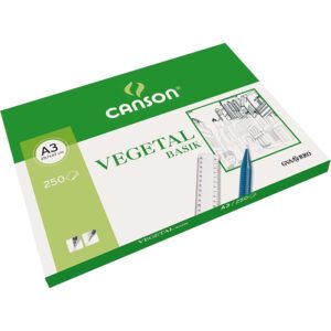 Canson Vegetal Basik Pack 250 Hojas Translúcidas 95g