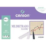 Canson Milimetrado Basik Minipack 12H 100g Sepia