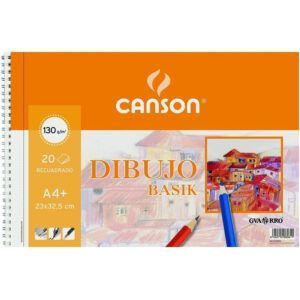 Canson Dibujo Basik Album Espiralado Microperforado 20H 130g