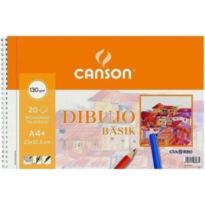 Canson Dibujo Basik Album Espiralado Microperforado 20H 130g