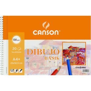 Canson Dibujo Basik Album Espiralado Microperforado 20H 130g